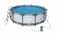 Bestway 56419 Steel Pro MAX Above Ground Swimming Pool, with Filter Pump 12' x 39.5", White