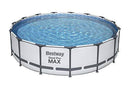 Bestway 56687E Steel Pro MAX Ground Frame Pools, 15-Feet x 42-Inch, Gray