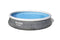 Bestway 57323E Fast Ground Set Round Top Ring Swimming Pool, Includes 530 Gallon Filter Pump, 13' x 33", Rattan