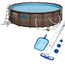Bestway Power Swim Vista 16ft x4ft Foot Above Ground Pool & Pump, Cleaning Kit