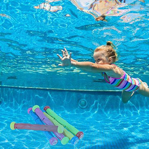 bizofft Lightweight Safe Pool Diving Toys, Diving Toys for Pool, Convenient Portable Soft for Children Kids