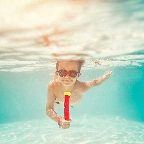 Bnineteenteam 5pcs Diving Swimming Pool Sticks,Underwater Diving Trainninging Toys for Kids Learning to Swim