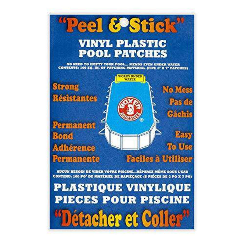 Boxer Adhesives Company. Peel and Stick Vinyl Plastic Pool Patch. 2 Packs