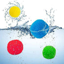 Bticx 60 Pcs Cotton Water Balls Toys, Reusable Splash Water Balls Water Absorbent Ball Trampoline Toys Accessories, Fun Party Water Balloons Perfect for Outdoor Activity Teens and Adults
