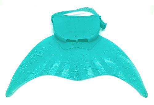Bullseye Playground Mermaid Swim Tail-Always Colors Pink and Teal. Easy Off for Safety (Teal)