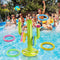 BUYFUN Outdoor Swimming Pool New PVC Inflatable Cactus Toss Party Bar Party Beach Travel Pool Toys Set Ice Supplies Game Floating
