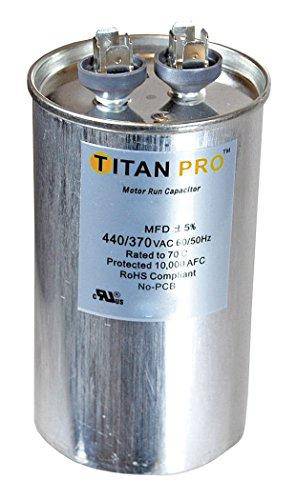 CAI - TITAN PRO TRCFD305 Dual Rated Motor Run Capacitor Round MFD 30/5 Volts 440/370