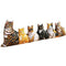 Cat Draft Block, Energy Efficient Decorative Door Draft Stopper, Double Sided, Keep Heat or Cool Air Indoors