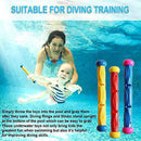 CCFENG Underwater Pool Toys Swimming Diving Toys Set, Water Rings,Sticks,Octopus,Torpedo Bandits,Fish & Balls for Kids