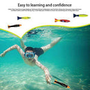 CFDYKRP 19pcs Underwater Swimming Colorful Toy Diving Game Toys Set Diving Rings Torpedo Treasures Dive Training Gift (Color : White)