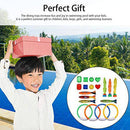 CFDYKRP 19pcs Underwater Swimming Colorful Toy Diving Game Toys Set Diving Rings Torpedo Treasures Dive Training Gift (Color : White)