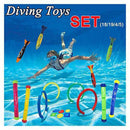 CFDYKRP Play Water Toy Diving Torpedo Rocket Throwing Toys Pool Diving Game Summer Torpedo Child Underwater Diving Stick (Color : 5 PCS a Set)