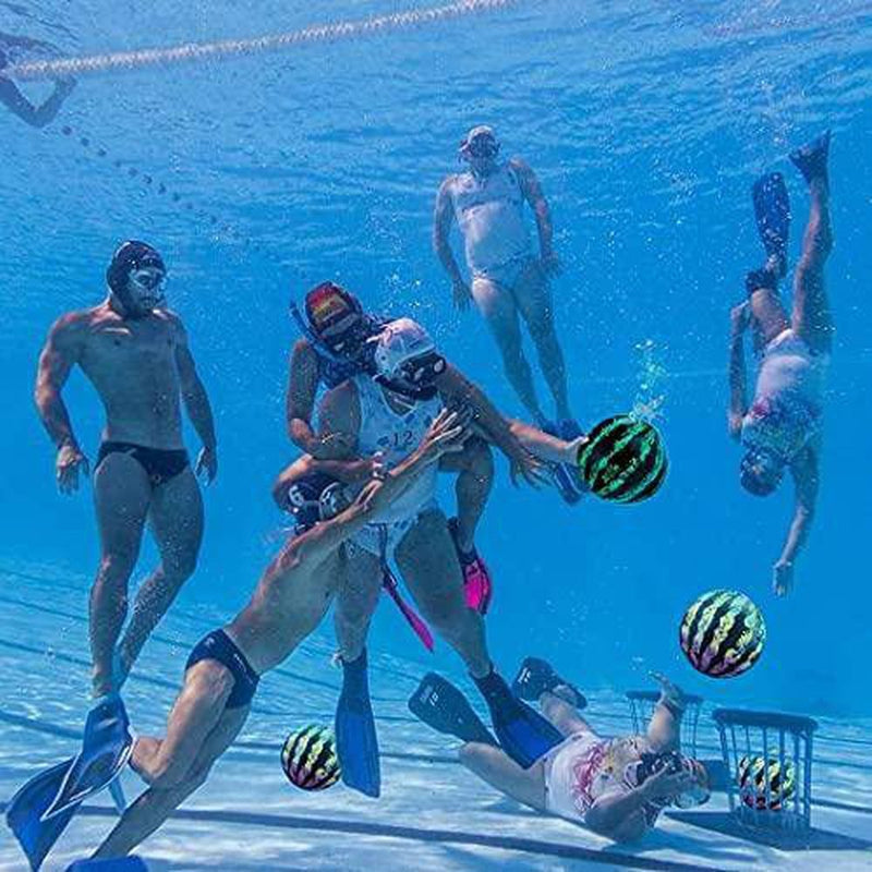 CGLQX Pool Ball, Ball Game 9-inch Inflatable Pool Ball, Used for Underwater Games for Teenagers and Adults for Passing, Buoys, Dribbling, Diving and Billiards Games