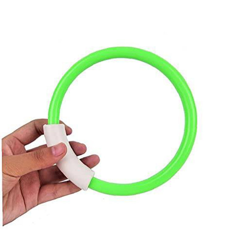 Children Dive Rings 4 Piece Plastic Diving Rings Underwater Swimming Toy Rings for Boys Girls Summer Pool Funning Assorted Colors Bathroom Equipment Swimming Pool Diving Toys