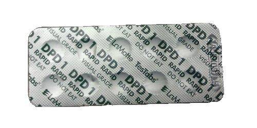 Chlorine DPD 1 Rapid FreeChlorine Test Tablet - 50 Count