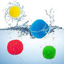 Chrees 60 Pcs Cotton Balls Water Ballons, Water Balls Toys for Teens and Adults, Water Balloons for Kids, Outdoor Water Toys, Reusable Water Trampoline, for Outdoor Activity