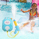 CJHYQ Summer Children's Backpack Water Bomb Pull-Out Beach Play with Water Spray Bomb Shooters Ideal for Indoor&Outdoor Fun