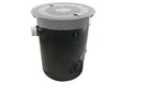 CMP 25504-101-000 Round Water Pool Leveler - Grey Lid And Collar