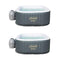 Coleman SaluSpa 4 Person Portable Inflatable Outdoor AirJet Spa Hot Tub (2 Pack)