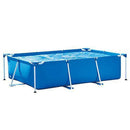 Colilove Outdoor Rectangular Frame Above Ground Swimming Pool, Blue (Pool Only)
