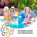 Colorful Water Diving Toys for Kids, Underwater Fun Swimming Pool Dive Rings Training Accessory Learning Toy Grab Toy for Party Game