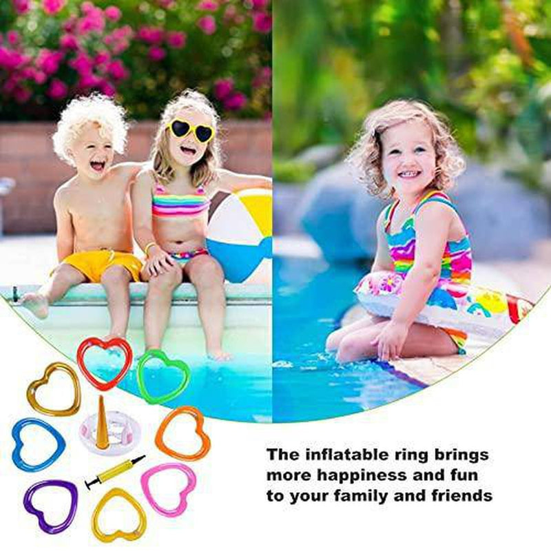Colorful Water Diving Toys for Kids, Underwater Fun Swimming Pool Dive Rings Training Accessory Learning Toy Grab Toy for Party Game