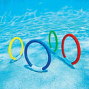 Conlense Plastic Child Diving Swim Ring Circle Swimming Pool Diving Water Toy for Kid