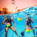CONPCONP Swimming Pool Ball, Inflatable Beach Balls for Kids, Underwater ball for Pool Games, Pool Ball for Under Water Passing, Dribbling, Diving for Kids Adults