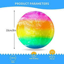 CONPCONP Swimming Pool Ball, Inflatable Beach Balls for Kids, Underwater ball for Pool Games, Pool Ball for Under Water Passing, Dribbling, Diving for Kids Adults