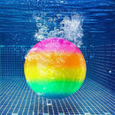 CONPCONP Swimming Pool Ball, Inflatable Beach Balls for Kids, Underwater ball for Pool Games, Pool Ball for Under Water Passing, Dribbling, Diving for Kids Adults