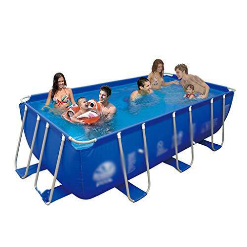 Courtyard garden inflatable swimming pool, Oversize Design Bracket Swimming Pool Bath Tub Ocean Ball Pool Flexible and Skin-friendly PVC Material Backyard Summer Water Party Outdoor Garden ,Summer fam