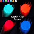 Crounuas Floating Pool Light LED RGB Color Changing Ball Bathtub Night Light Ball Waterproof Glow Toy for Sunmmer Pool Party Decoration 6PCS