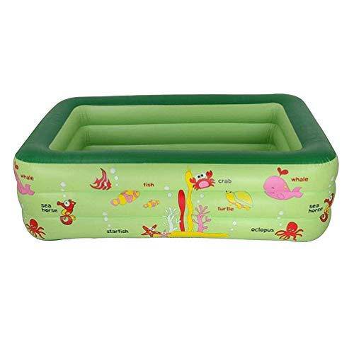 CTO Children's Inflatable Pool, Household Swimming Pools Lounge Pool, Thick Wear-Resistant Marine Ball Pool, Can Accommodate 3-4 Children (210&Times;145&Times;65Cm)