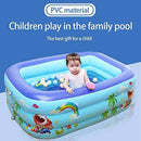 CTO Family Inflatable Swimming Pools, Inflatable Kiddie Pools Lounge Pool Swim Center for Kids, Adults, Babies, Toddlers, Outdoor, Garden, Backyard,14511048cm