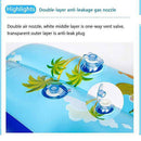 CTO Family Inflatable Swimming Pools, Inflatable Kiddie Pools Lounge Pool Swim Center for Kids, Adults, Babies, Toddlers, Outdoor, Garden, Backyard,14511048cm