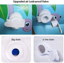 CTO Family Swimming Pool Lounge Pool Garden Outdoor Inflatable Kids Paddling Pools Swim Center for Kids Adults (Blue, Multiple Size Options),20015060cm