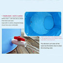 CTO Fold Bath Barrel Portable Bathtub Not Needed Inflated Thickening Plastic Adult Bath Barrel for Shower Stall Bathroom Spa,B