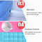CTO Inflatable Bath Folding Adult Portable Inflatable Bathtub Blow up Air Bath Tub PVC Anti-Slippery with Air Pump for Family Bathroom Spa - 155&Times;84&Times;66Cm,Pink