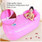 CTO Inflatable Bath Folding Adult Portable Inflatable Bathtub Blow up Air Bath Tub PVC Anti-Slippery with Air Pump for Family Bathroom Spa - 155&Times;84&Times;66Cm,Pink