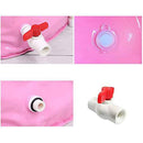 CTO Inflatable Foldable Bath Barrel, Plastic Free Standing Bathing Tub - Ideal for Small Shower Stall, Bathroom Spa, Easy to Install, 3 Sizes (Blue/Pink),Blue,7070cm