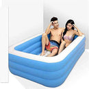CTO Inflatable Swimming Pool, Family Inflatable Lounge Pool Paddling Pools for Kids, Adults, Babies, Toddlers, Outdoor, Garden, Backyard, Multiple Sizes,19614360cm