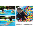 CTO Inflatable Swimming Pool, Family Inflatable Lounge Pool Paddling Pools for Kids, Adults, Babies, Toddlers, Outdoor, Garden, Backyard, Multiple Sizes,19614360cm