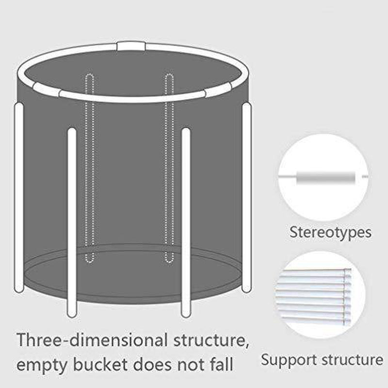 CTO Portable Foldable Bathtub, Family Bathroom Spa Tub, Soaking Standing Bath Barrel for Shower Stall, Ideal for Hot Bath Ice Bath (Dark Blue),6565cm