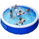 CYHY Family Inflatable Swimming Pools Above Ground for Backyard/Outside, Portable Blow Up Swimming Pools for Kids, Adults and Baby (Without Filter Pump) (Size : 360cm76cm)