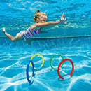 DAUERHAFT Kid Diving Circle Educational Toy Swim Ring for Swimming Pool for Kids for Children