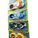 Dive Fun Kids Goggles for Swimming Sea Animals Styles Assorted (12 Packs) Diving Toys Adjustable Strap Kids Pool Swim Goggles for boys and Girls. Great Pool Toys Summer Toys. 1172-12p