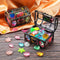 Dive Gem Pool Toys, Pirate Treasure Chest Colorful Sinking Gems Toys Set with 2 Treasure Boxes, Dive Throw Toys Summer Underwater Swimming Toys Games for Summer Swimming Party Favor Supplies