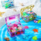 Diving Gem Pool Toy Set Includes 2 Sets Colorful Diving Diamonds with 3 Pieces Beautiful Treasure Boxes, Summer Swimming Dive Toy Set Dive Throw Toy Set for Pool Use, Parties and Games