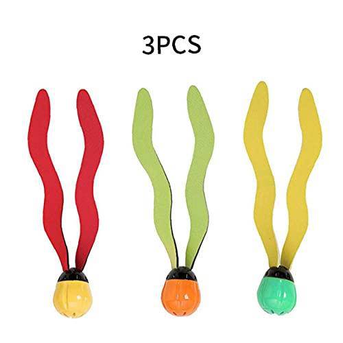 Diving Pool Toy Summer Sinking Fun Balls Underwater Diving Games for Kids Children 3pcs Dive Rings & Toys