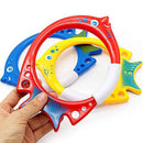 Diving Toys,3pcs 7.865.50in Underwater Swimming Pool Diving Rings Diving Training Ring Toys Pool Toys for Kids Playing Toys Under Water Games Training Gift for Boys Girls